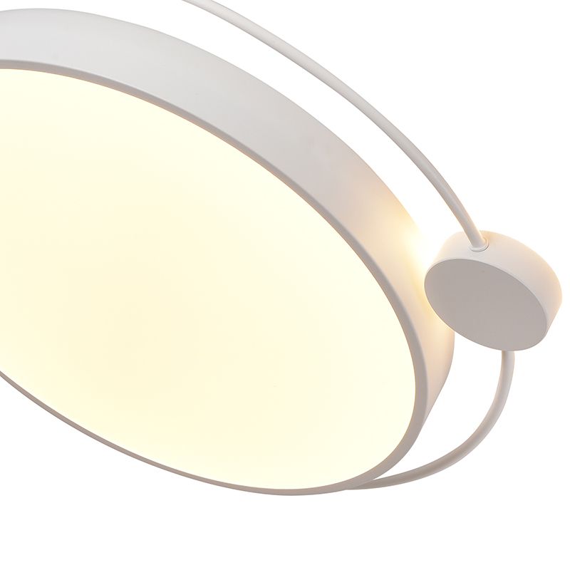 Circle Metal Flush Ceiling-mounted Light