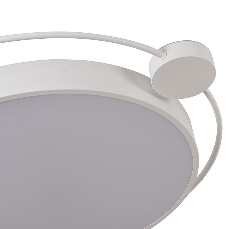 Circle Metal Flush Ceiling-mounted Light