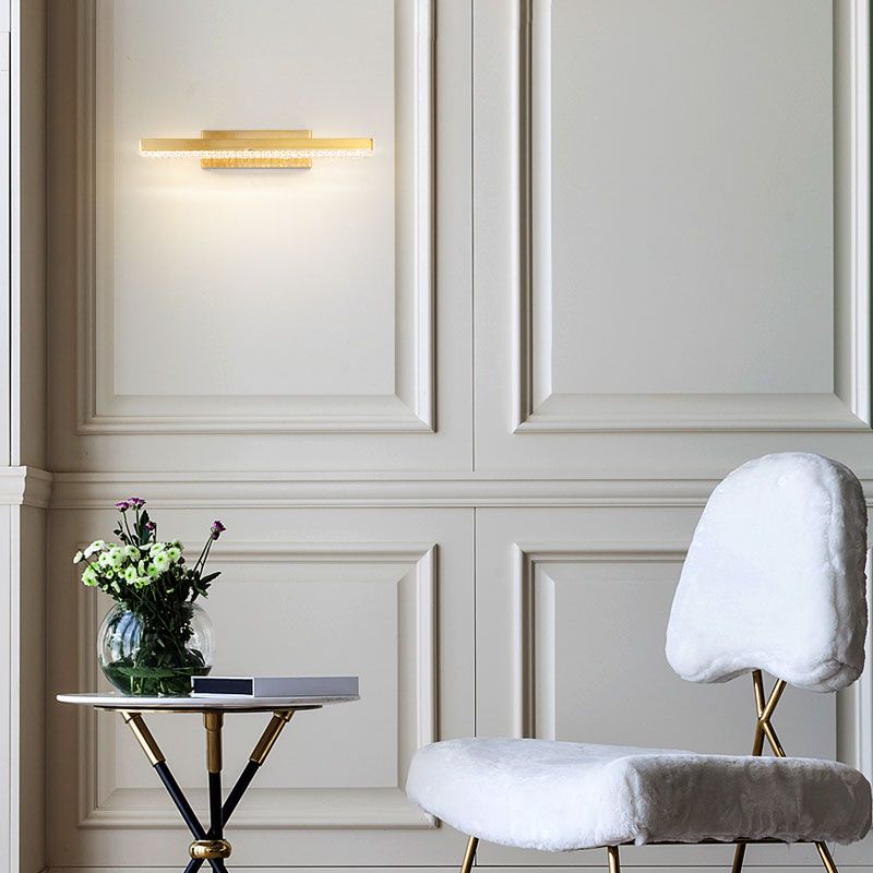 Contemporary LED Mirror Wall Light Copper