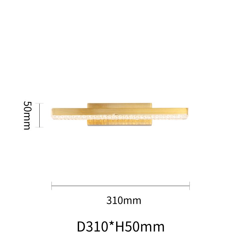 Contemporary LED Mirror Wall Light Copper