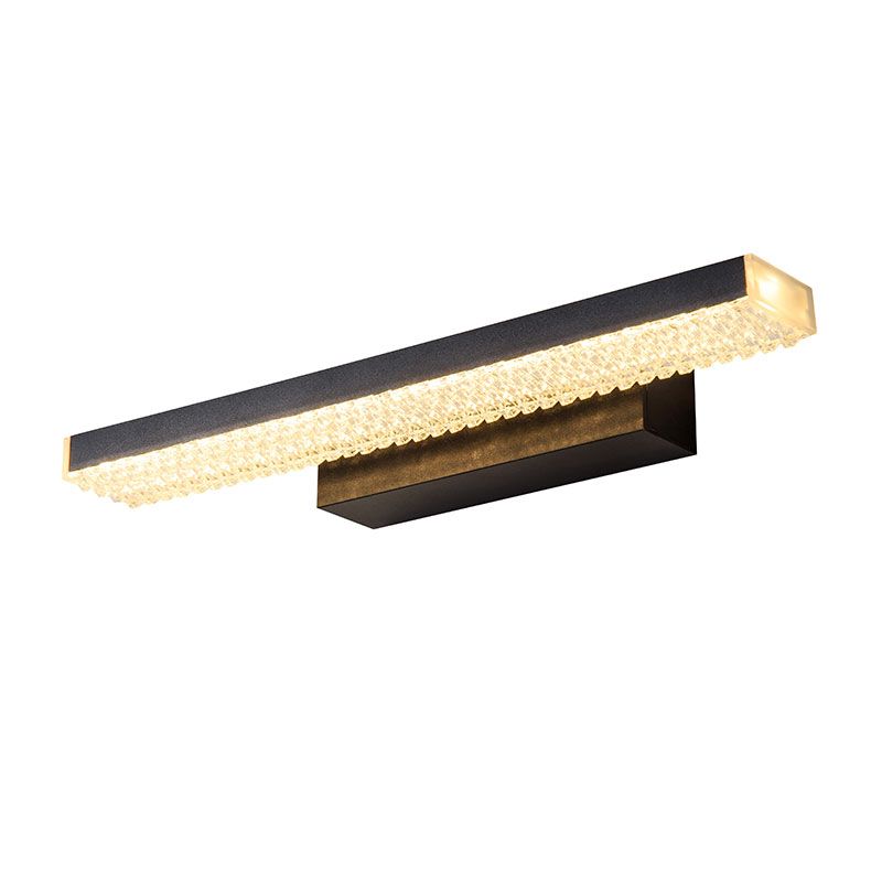 Contemporary LED Mirror Wall Light Sandy Black