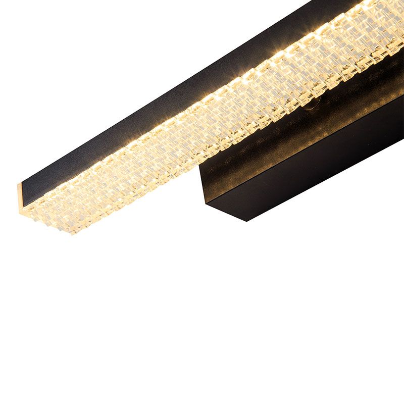 Contemporary LED Mirror Wall Light Sandy Black