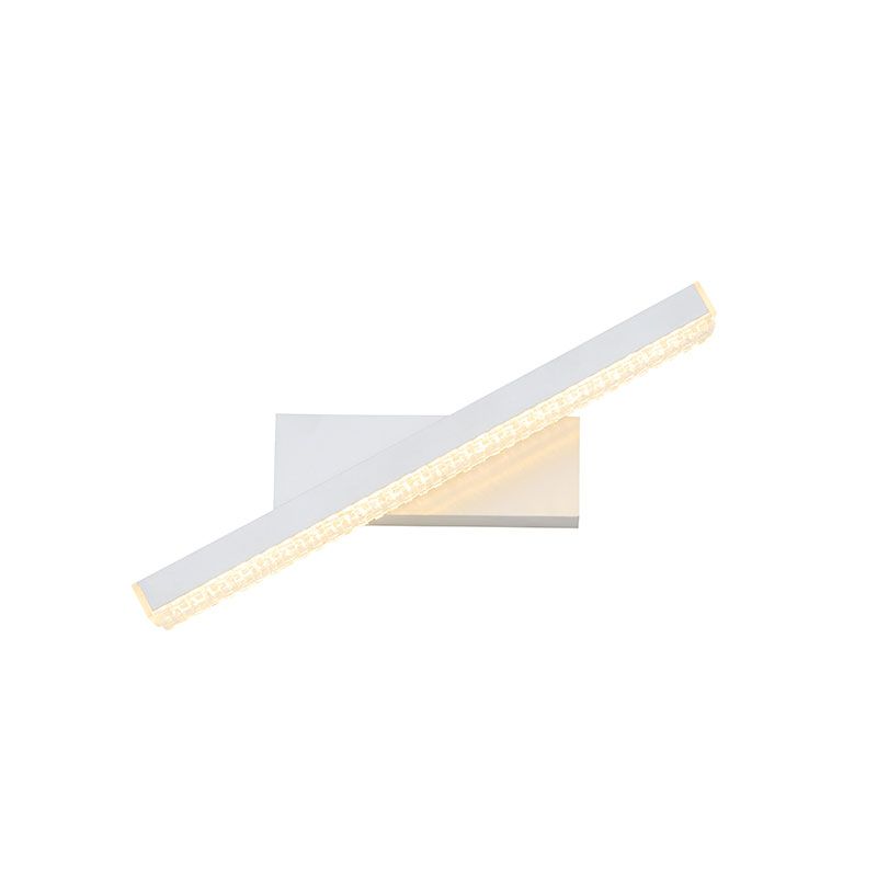 Contemporary LED Mirror Wall Light Sandy White