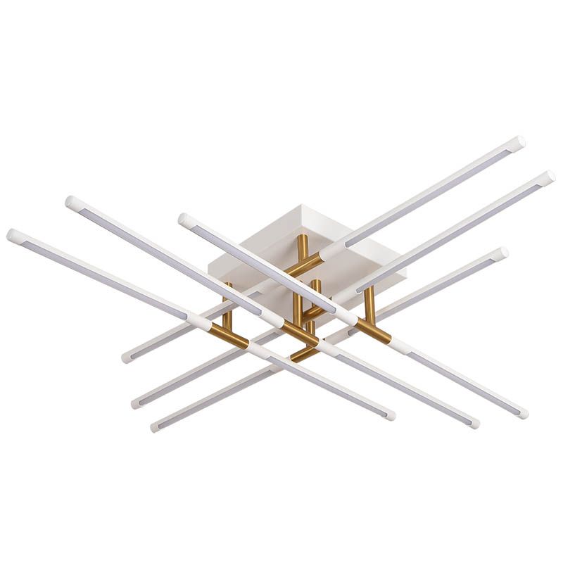 Round LED Ceiling-mounted Sconce WH+BK/WW+WH