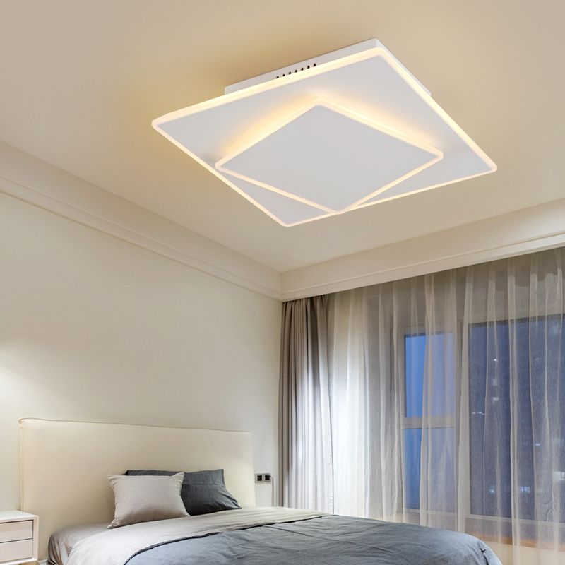 Double Square Ceiling-mounted Lamp