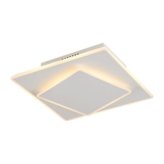 Double Square Ceiling-mounted Lamp