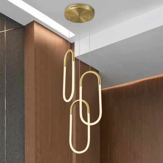 Elegant Gold Drop Down Loops