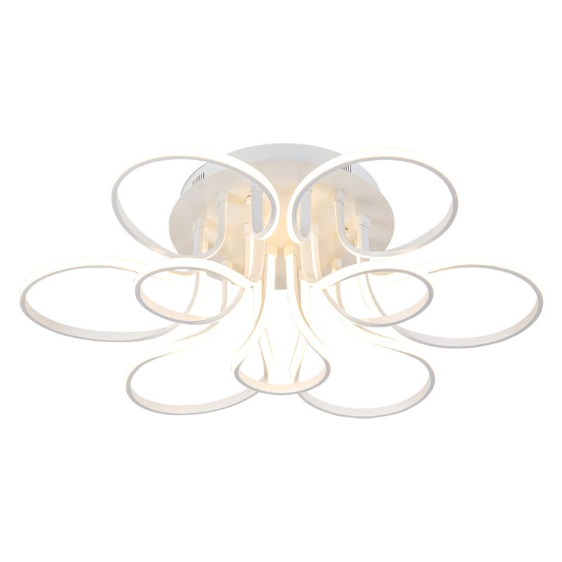 Floral Flush LED Ceiling-mounted Light