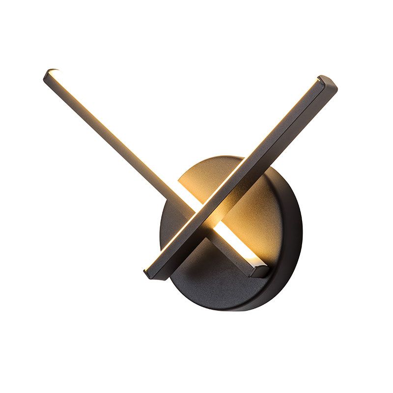 Flos coordinates W2 LED wall lamp Sandy Black