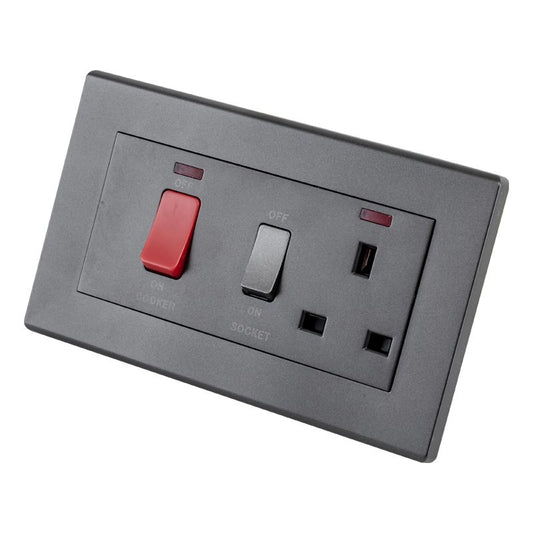 Focale B41 Cooker Socket Grey (50 PIECES IN A CARTON)