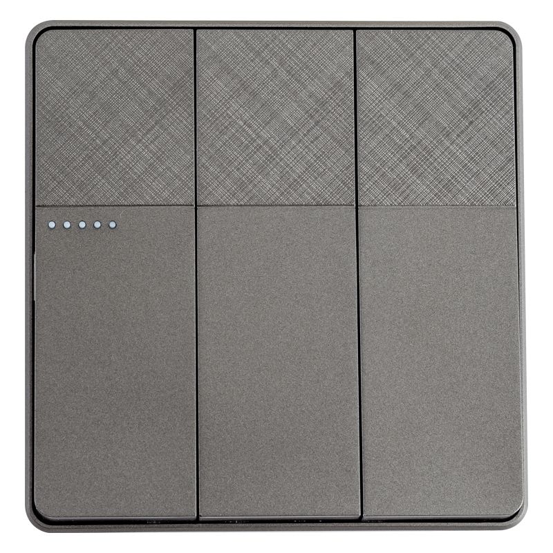 Focale B41 Three Gang Switch Grey (100 PIECES IN A CARTON)