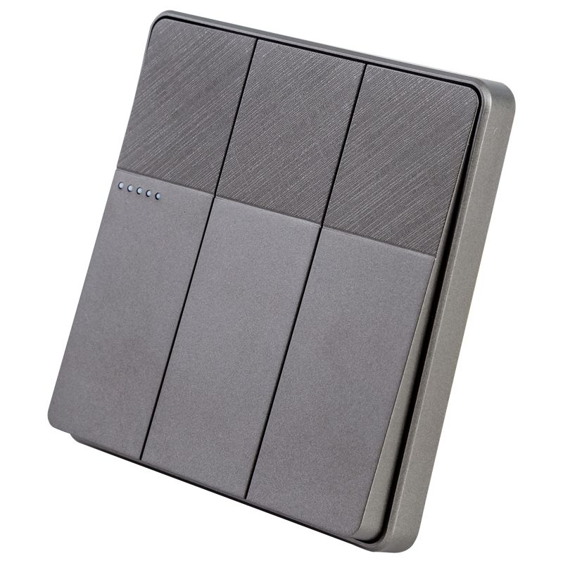 Focale B41 Three Gang Switch Grey (100 PIECES IN A CARTON)