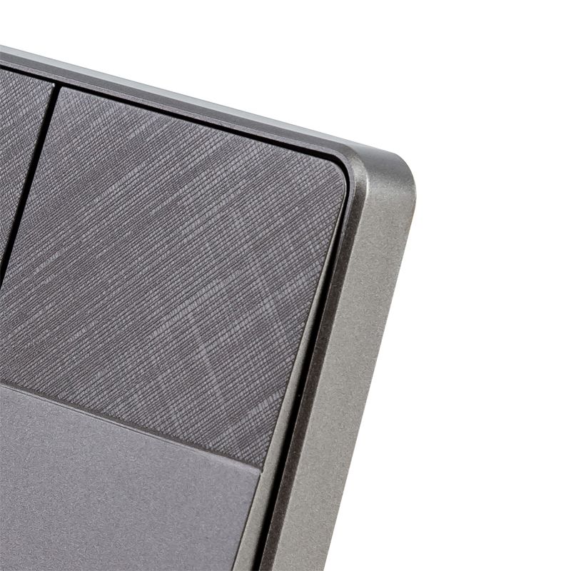 Focale B41 Two Gang Switch Grey (100 PIECES IN A CARTON)