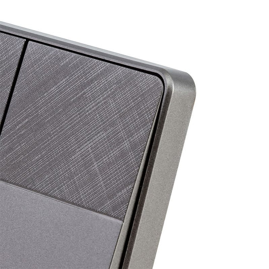 Focale B41 Two Gang Switch Grey (100 PIECES IN A CARTON)