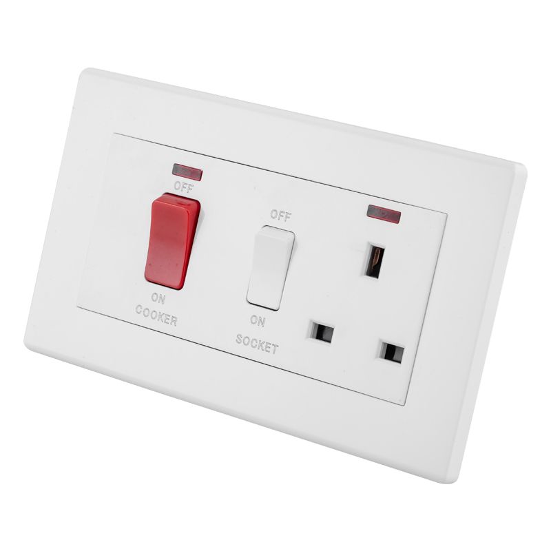 Focale B50 Cooker Socket White FOCALE (50 PIECES IN A CARTON)