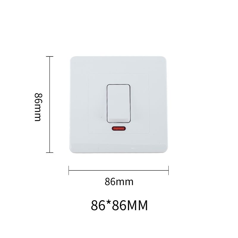 Focale B50 Double AC Switch White FOCALE (100 PIECES IN A CARTON)