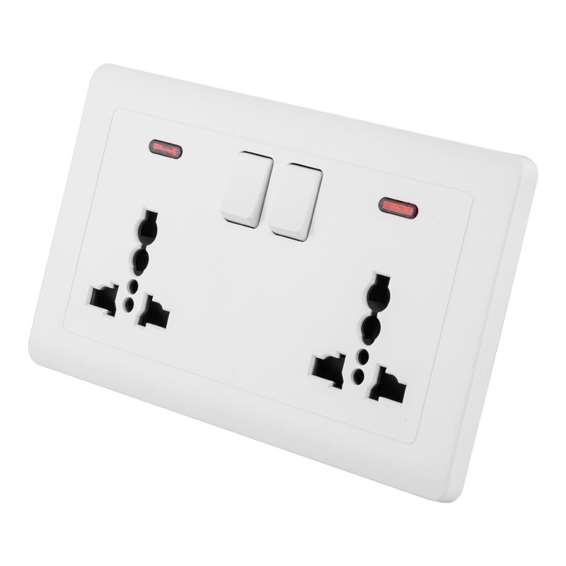 Focale B50 Double Socket Socket White FOCALE (100 PIECES IN A CARTON)