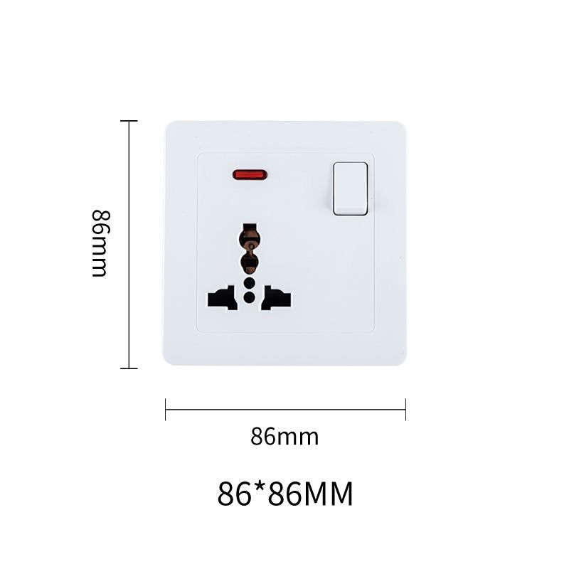 Focale B50 Single Socket White FOCALE (100 PIECES IN A CARTON)