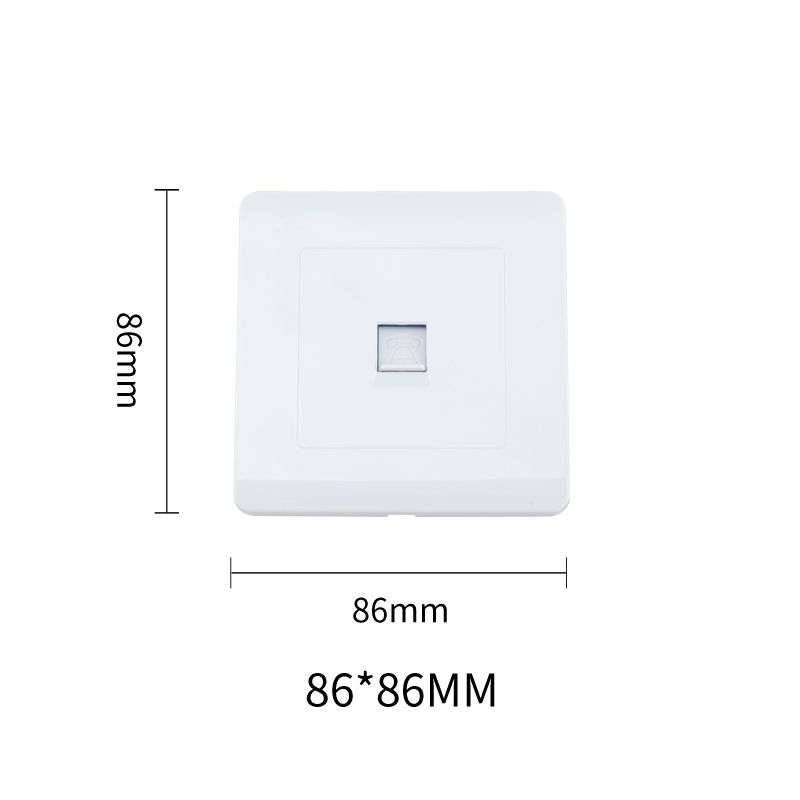 Focale B50 TEL Socket White FOCALE (100 PIECES IN A CARTON)