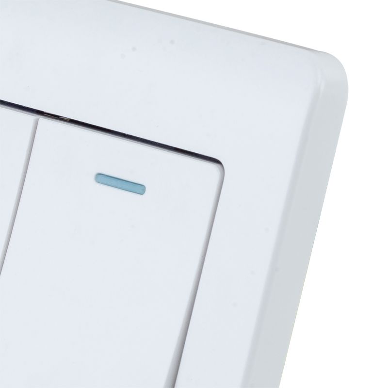 Focale B50 Two Gang Switch White FOCALE (100 PIECES IN A CARTON)