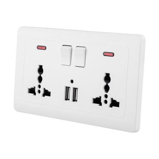 Focale B50 Universal USB Double Socket White FOCALE (50 PIECES IN A CARTON)