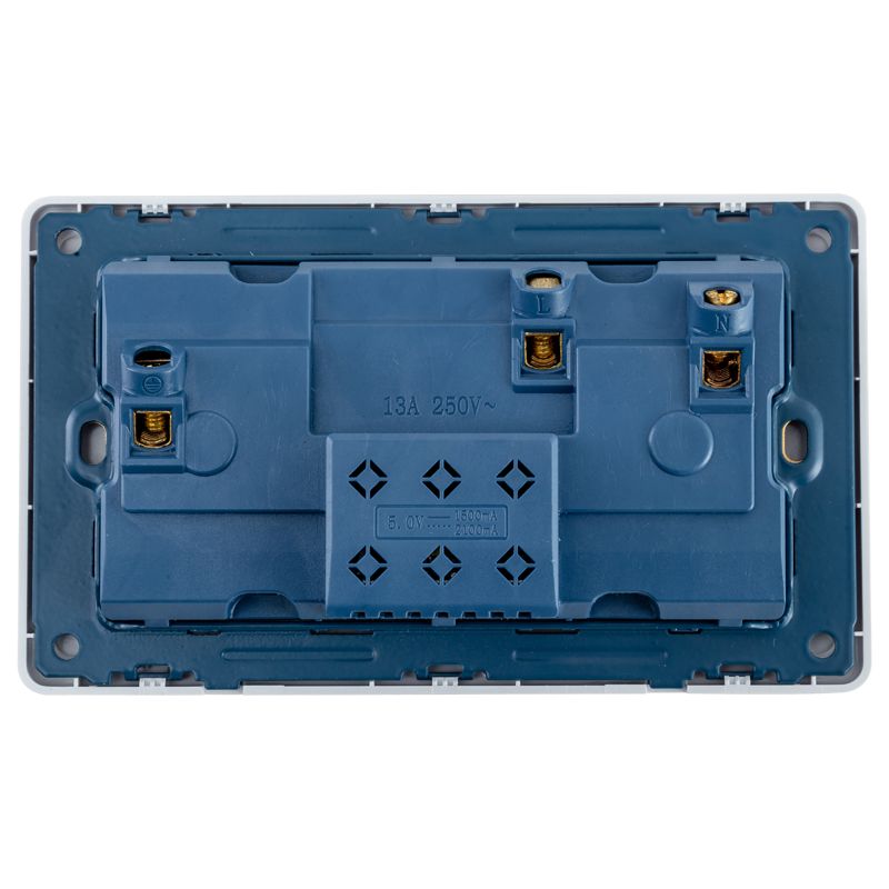 Focale B50 Universal USB Double Socket White FOCALE (50 PIECES IN A CARTON)