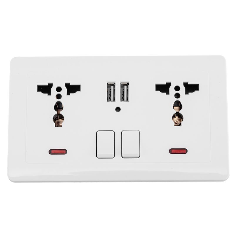 Focale B50 Universal USB Double Socket White FOCALE (50 PIECES IN A CARTON)