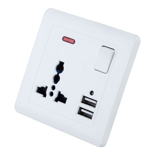Focale B50 Universal USB Single Socket White FOCALE (100 PIECES IN A CARTON)