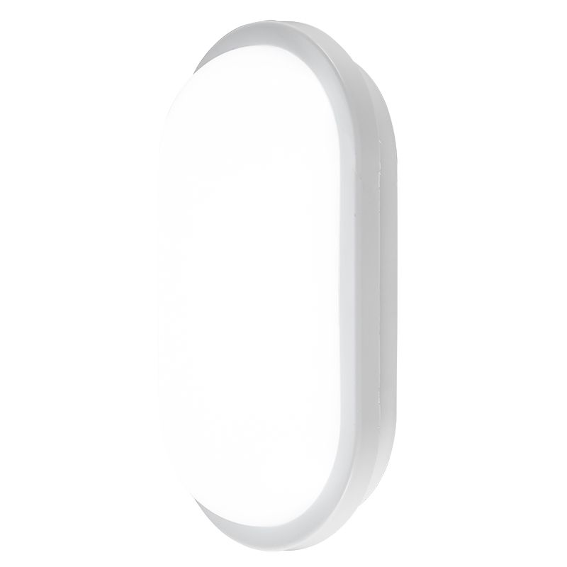 FOCALE Oval Applique Outdoor Wall Light (40 PIECES IN A CARTON) White