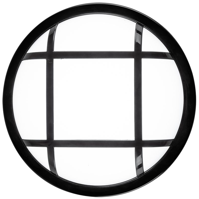 FOCALE Round Barred Outdoor Wall Light (30 PIECES IN A CARTON) White