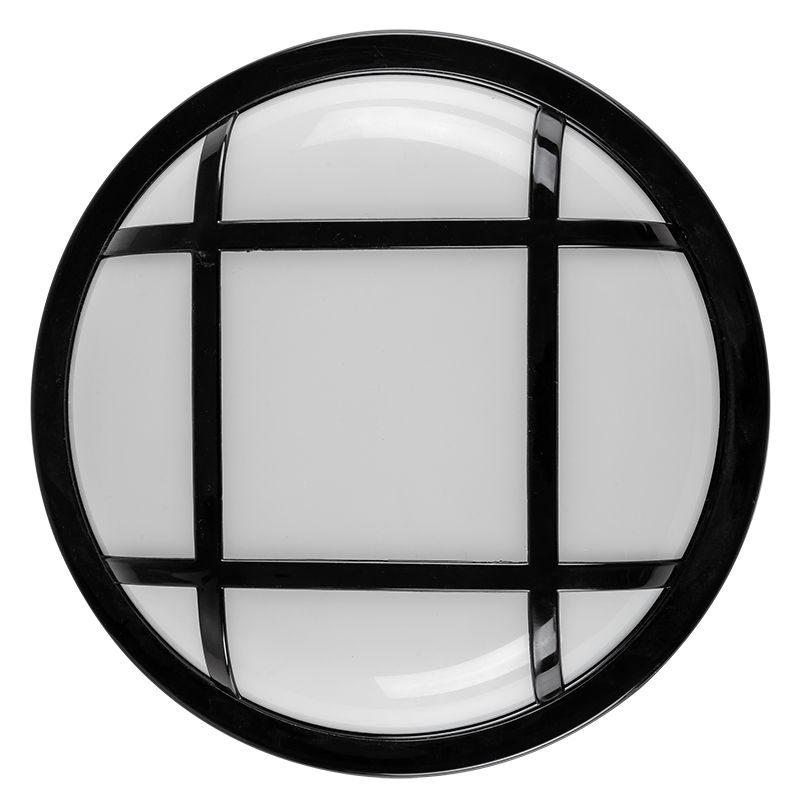 FOCALE Round Barred Outdoor Wall Light (30 PIECES IN A CARTON) White