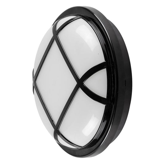 FOCALE Round Barred Outdoor Wall Light (30 PIECES IN A CARTON) White