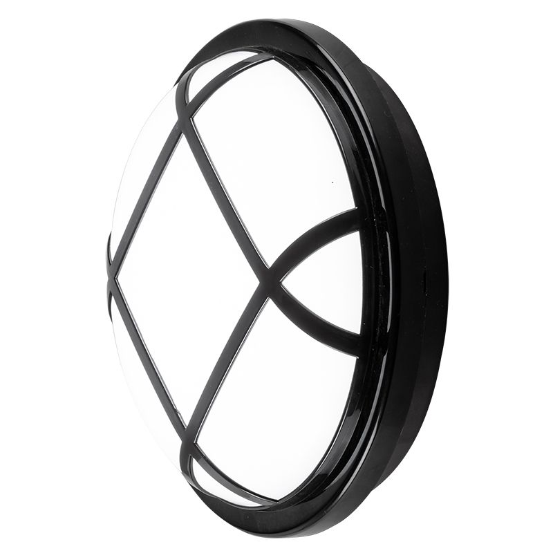 FOCALE Round Barred Outdoor Wall Light (30 PIECES IN A CARTON) White