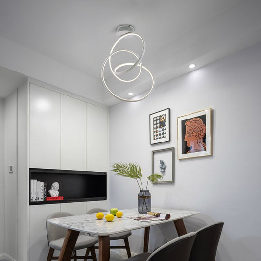 Focale Smart Curved Ceiling-mounted Lamp
