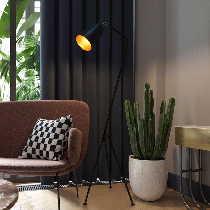 Indoor Floor Lamp with Triangle Base