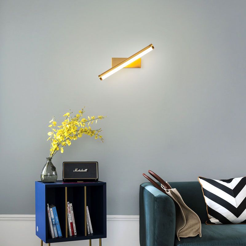 Julian Wall-mounted LED lamp. 180° Rotatable Sandy Coffee