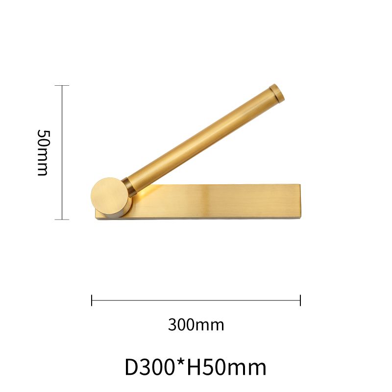 Modern LED Wall Lantern 180° Rotatable Copper