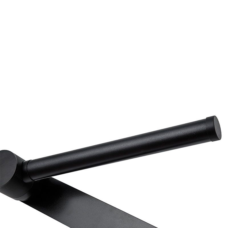 Modern LED Wall Lantern 180° Rotatable Sandy Black