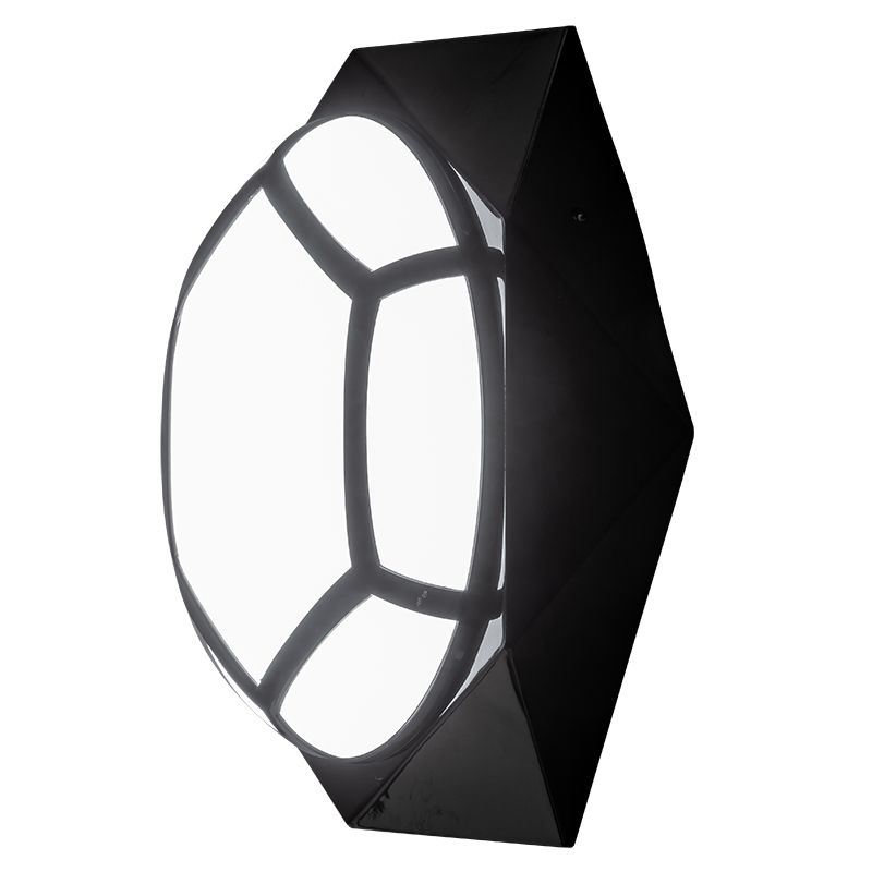 Modern Soccer Style Outdoor Wall light Black