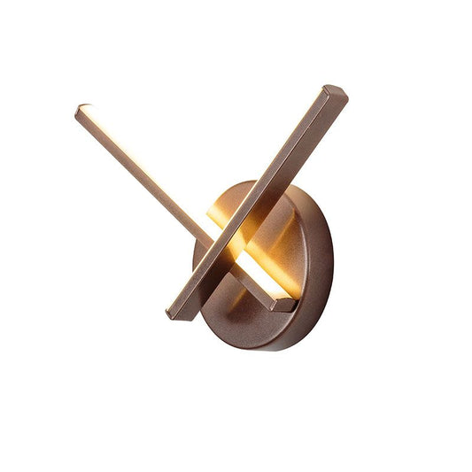 Modern styled Flos W2 LED wall lamp Sandy Coffee