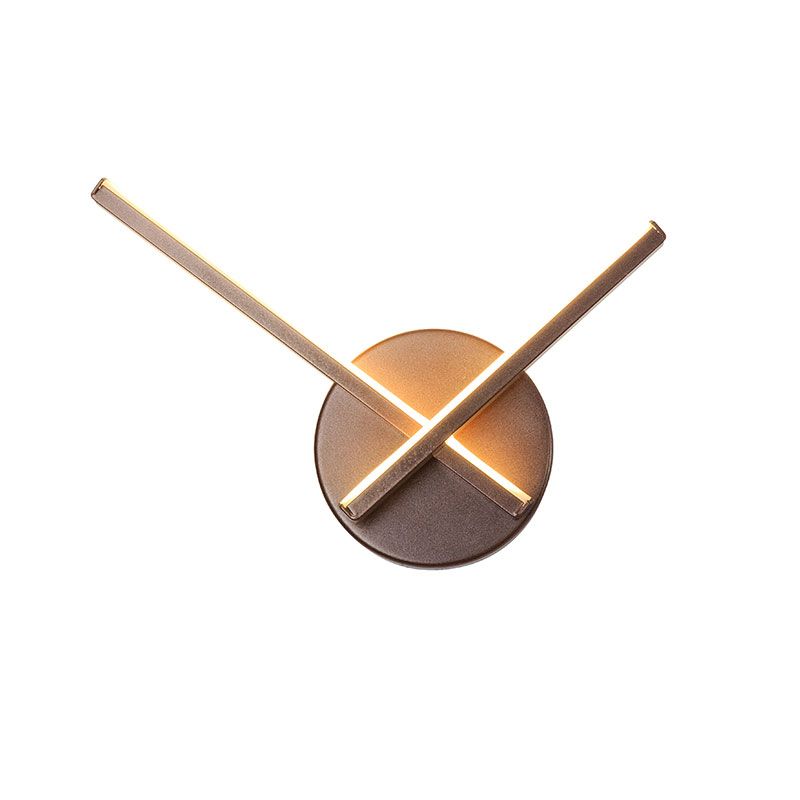 Modern styled Flos W2 LED wall lamp Sandy Coffee