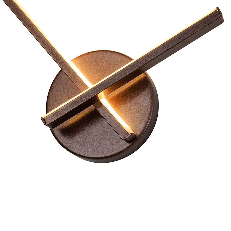 Modern styled Flos W2 LED wall lamp Sandy Coffee