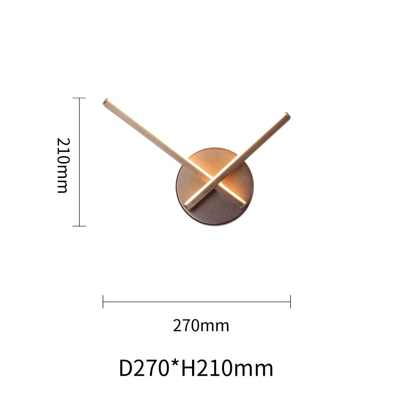 Modern styled Flos W2 LED wall lamp Sandy Coffee