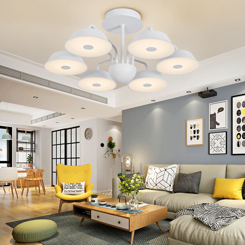 Nordic Hexa-Link LED Ceiling-Mounted Lamp