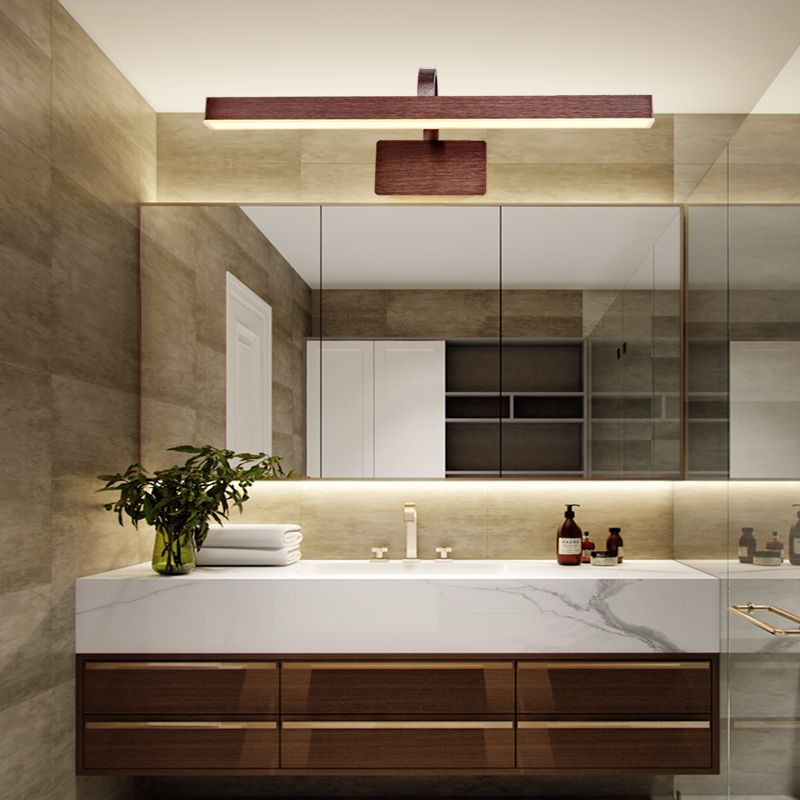 Nordic Spread Coffee Brown Mirror Light