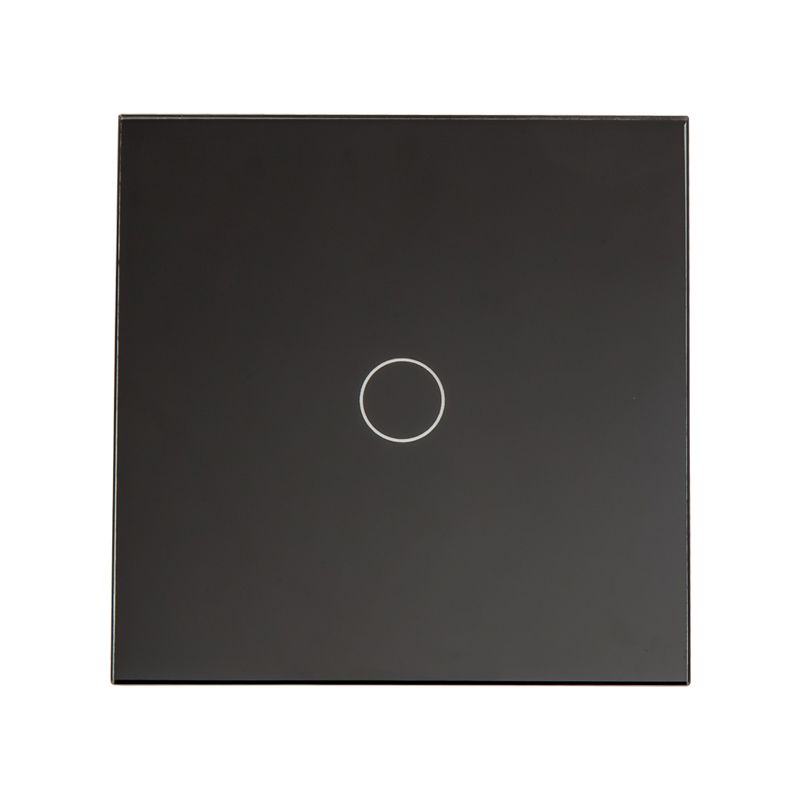 One Gang Touch Switch Socket (BE1G2W-BK ) Black