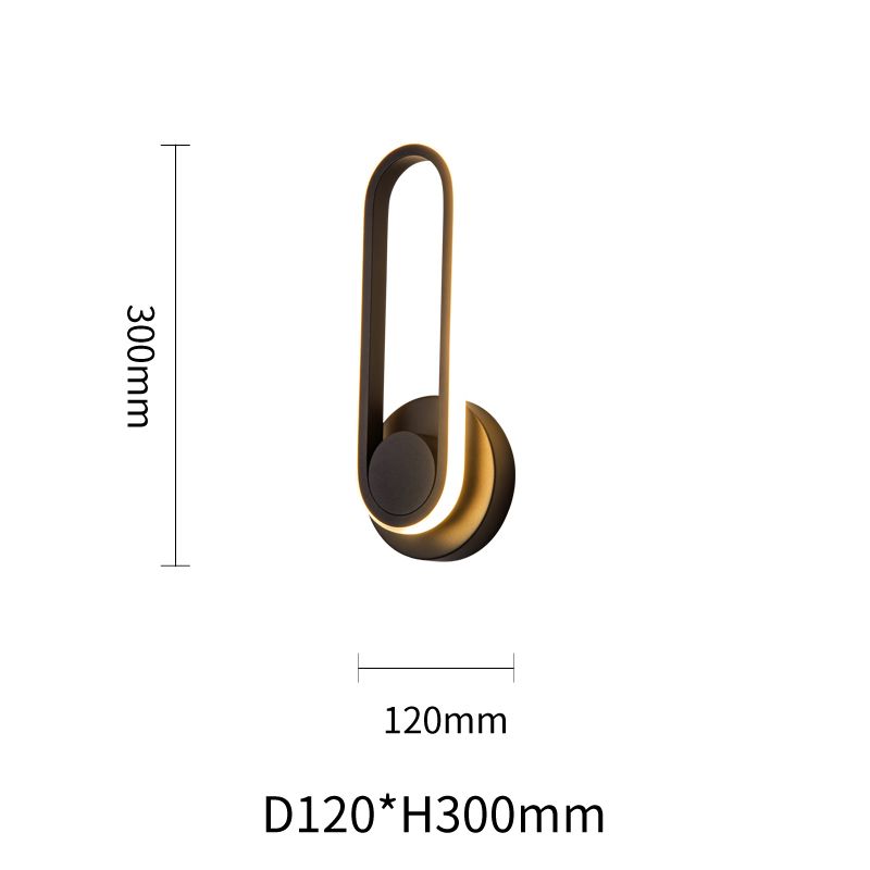 Oval LED wall light 330Â° Degrees RotatableÂ