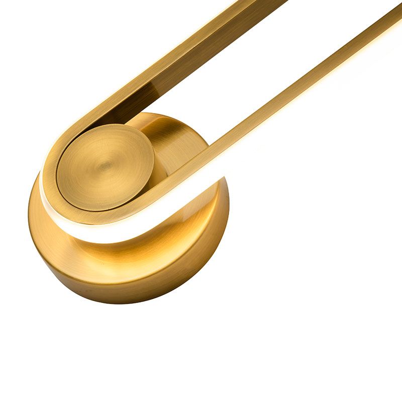 Oval LED wall light 330° Degrees RotatableÂ Copper