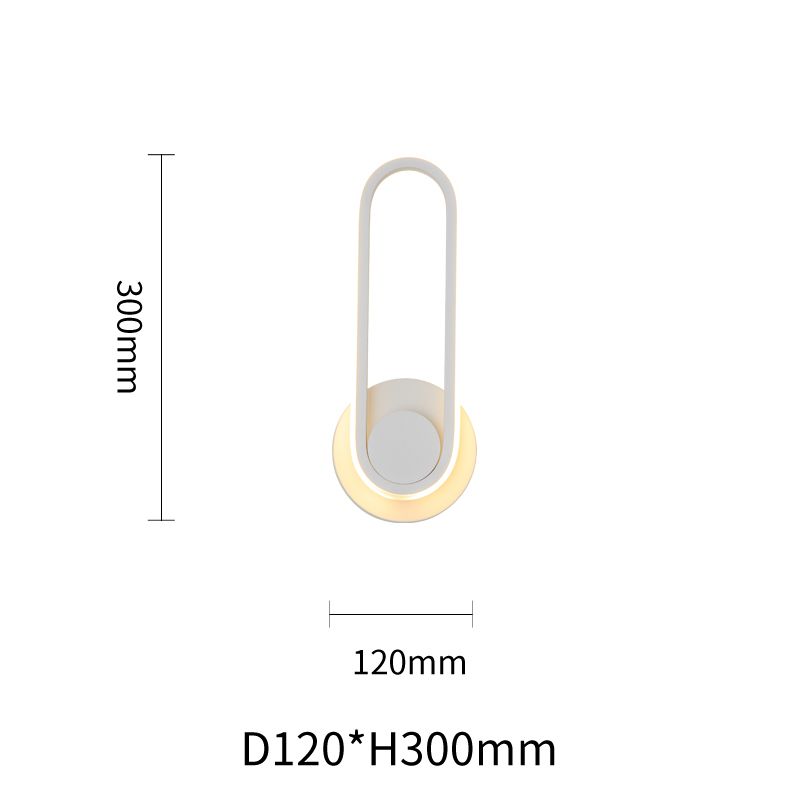 Oval LED wall light 330Â° Degrees RotatableÂ