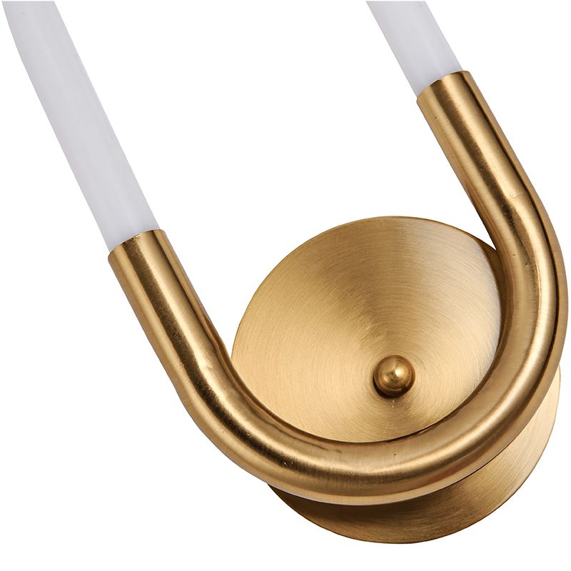 Oval LED wall light 90Â° Degrees Rotatable Electroplated Copper